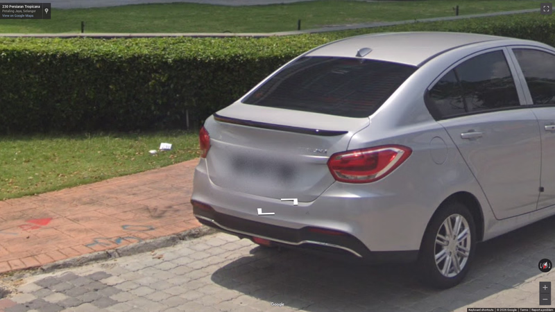 Malaysian Private License Plate — how it looks in GeoGuessr