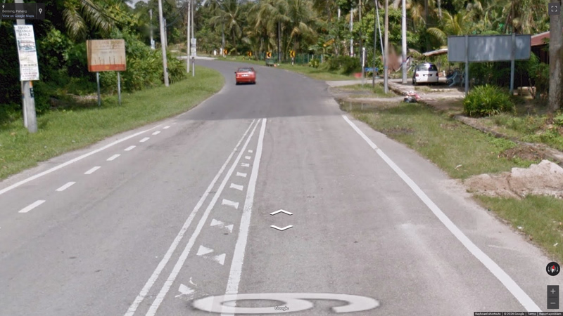 White centre lines — how it looks in GeoGuessr