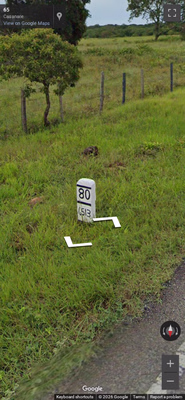 Colombia clue: KM marker