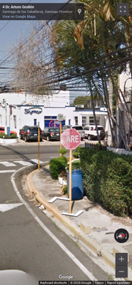 Dominican Republic clue: Pare (Stop) sign
