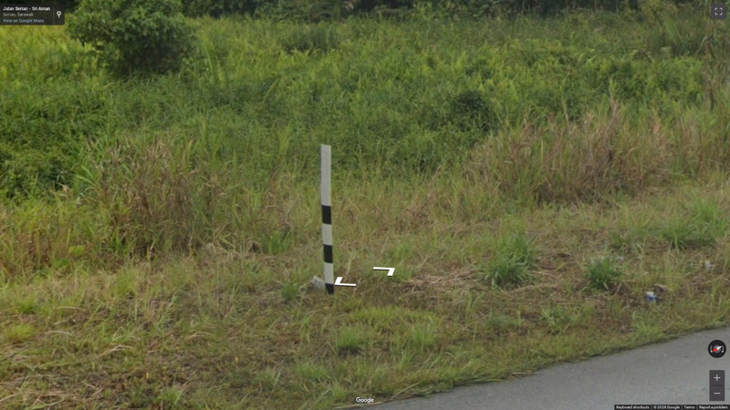 White bollard #2164