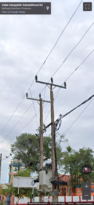 Sri Lanka clue: Square pin-hole poles and “holey” poles