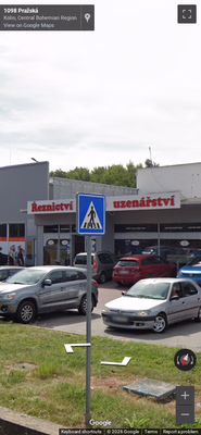 Czechia clue: Czech Pedestrian Crossing Sign