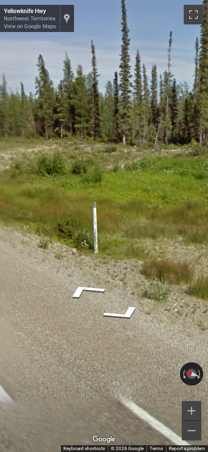 North west territories bollard — Canada