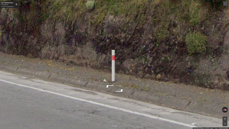 White bollard