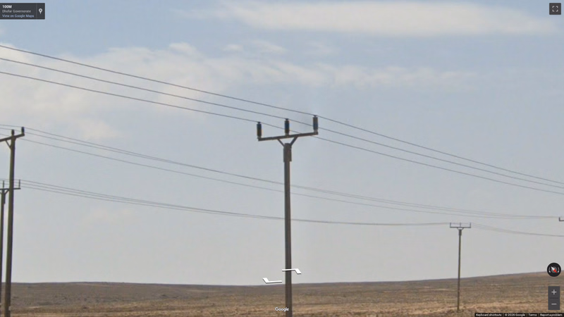 Bar above pole — how it looks in GeoGuessr