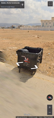 Oman clue: Garbage bins