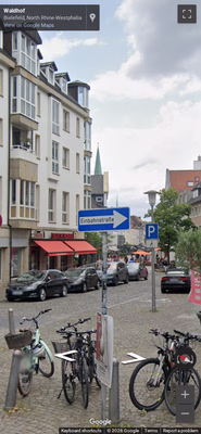 Germany clue: German One-Way Street Sign