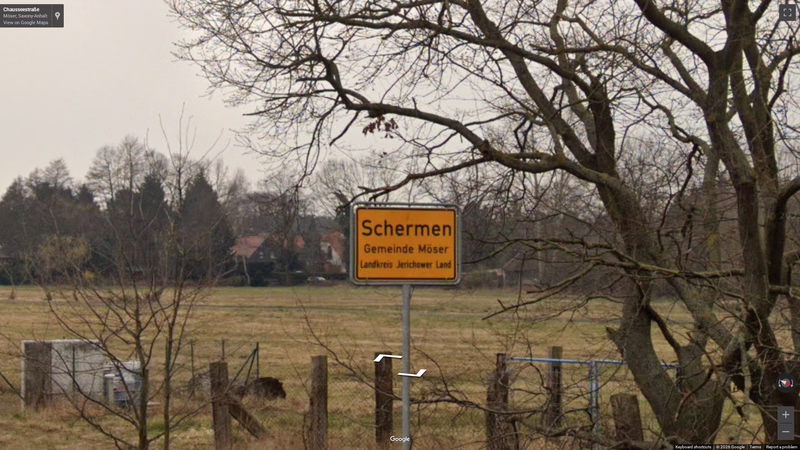 German Yellow City Signs — how it looks in GeoGuessr