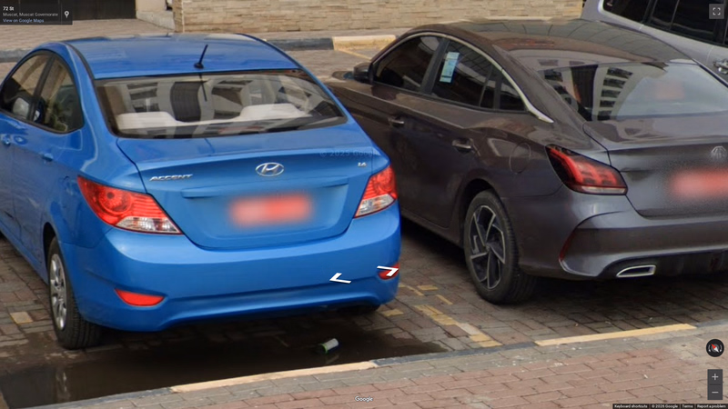 Red commercial plates — how it looks in GeoGuessr