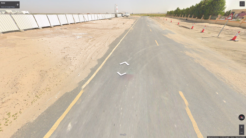 Black car with visible brake-light — how it looks in GeoGuessr