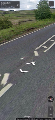 United Kingdom clue: Reflector in the middle of the road