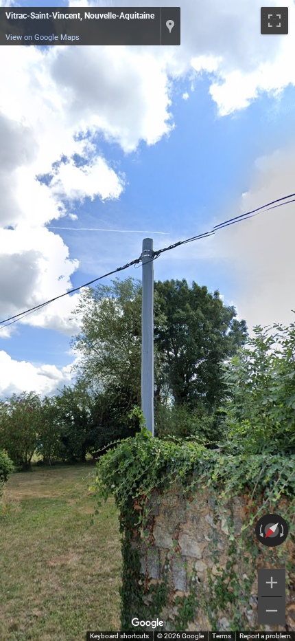 Octagonal metal poles — France