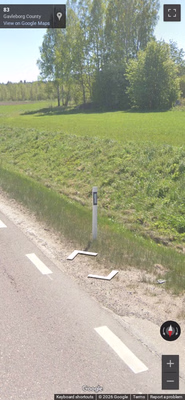Sweden clue: Swedish Bollard Reflector