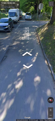 Latvia clue: Blue google car with antenna generation 4