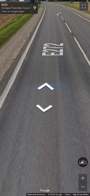 Lithuania clue: Blue google car generation 4