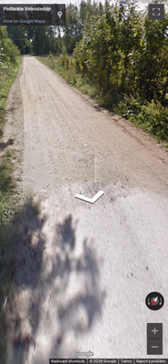 Poland clue: Google car with long antenna generation 3