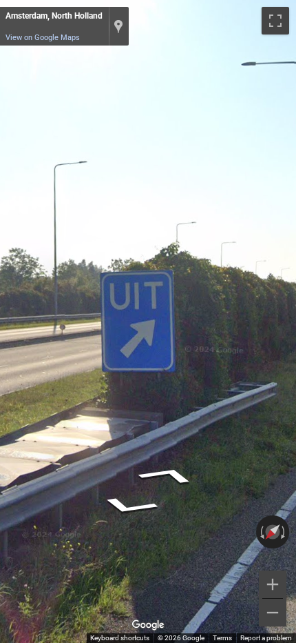 UIT sign — Netherlands