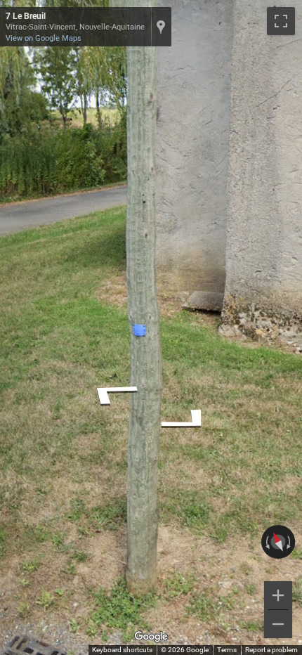 Blue sticker — France