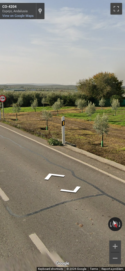 Wedge bollard with yellow reflector — Spain