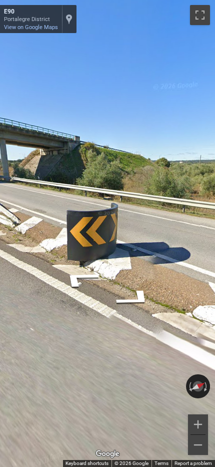 Crash cushion — Portugal
