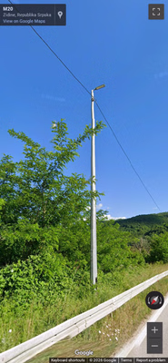 Bosnia and Herzegovina clue: Octagonal metal lamp poles