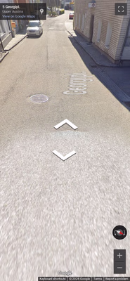 Austria clue: White google car with visible front generation 4