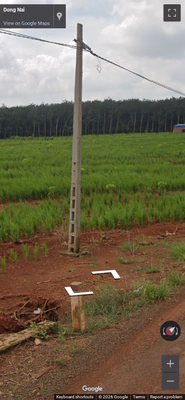 Vietnam clue: Poles with holes