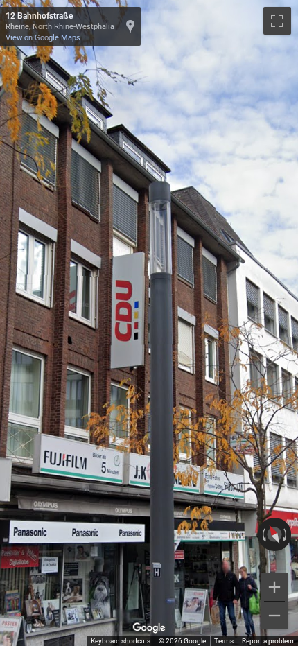 German political party poster for the CDU, showing its logo and name, indicating a location outside Bavaria.