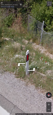 North Macedonia clue: Wedge bollard