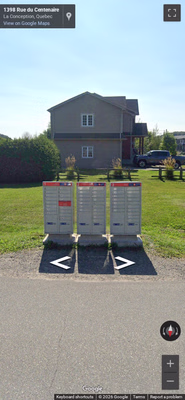 Canada clue: Post mailboxes