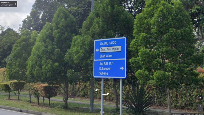 Street Abbreviation - Jln — how it looks in GeoGuessr