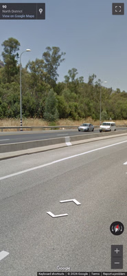 Israel clue: Guardrail marks