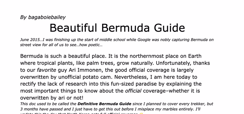 Beautiful Bermuda Guide