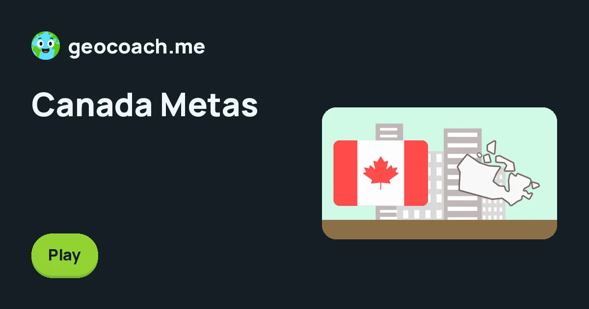 Metas People Map Canada Metas | GeoCoach Map