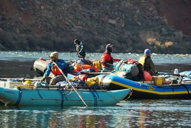 Boaters on boats