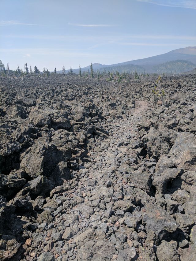 Infinite lava rocks.