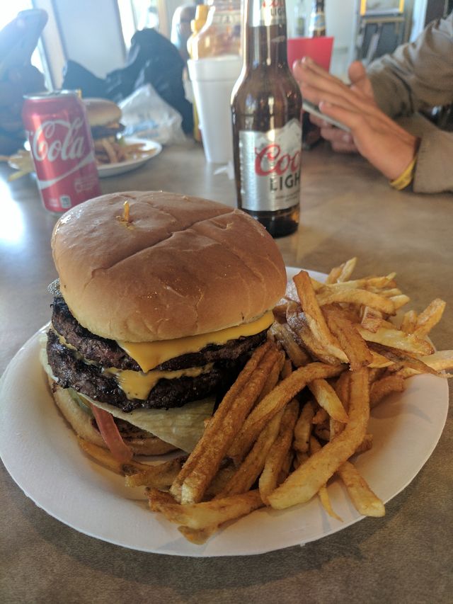 Double cheeseburger!