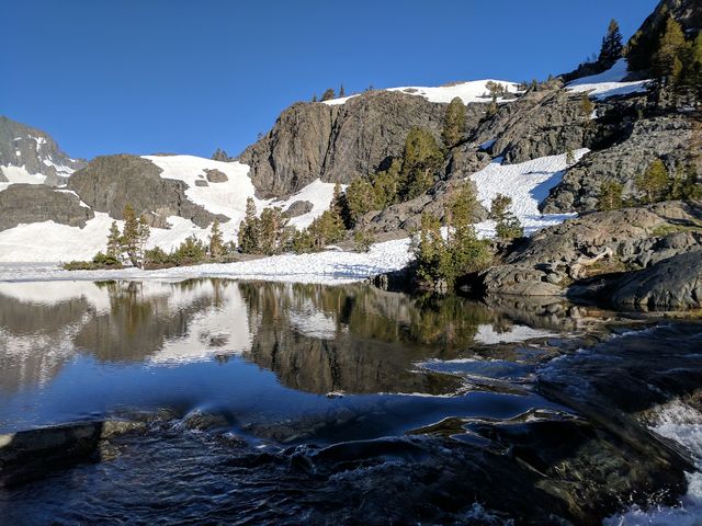 Near the junction of the PCT and the JMT