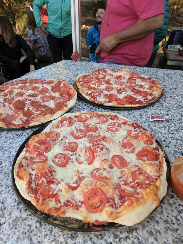 At the end of this season, he'll have made well over 1,000 pizzas (in two years) for hungry hikers