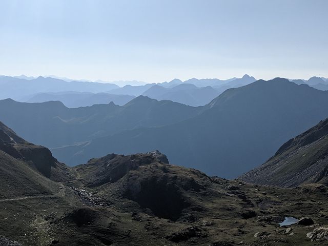 Layers of mountain ranges never get old to me