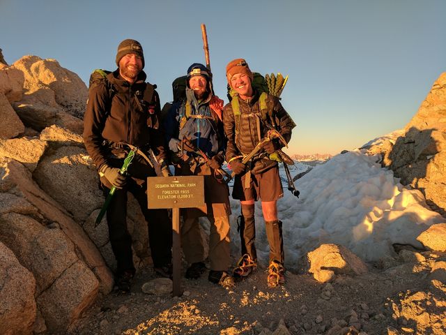We made it for the sunrise!