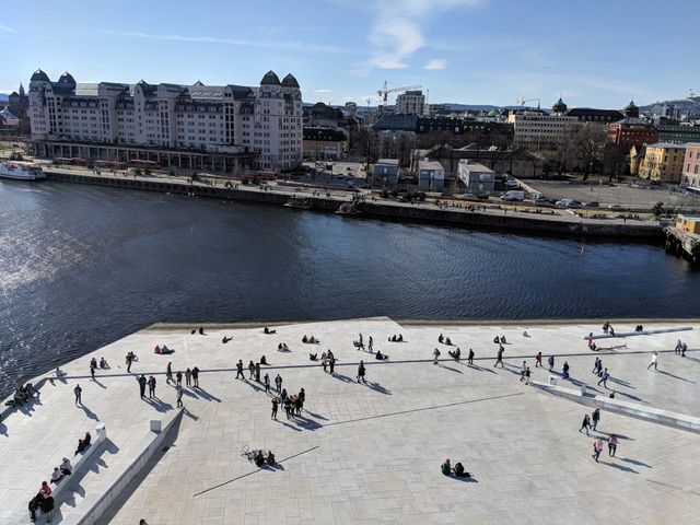 From the roof of the Opera House