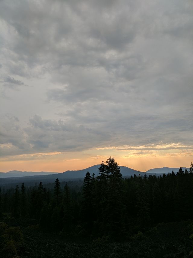 At least there was a decent sunset with looming clouds.