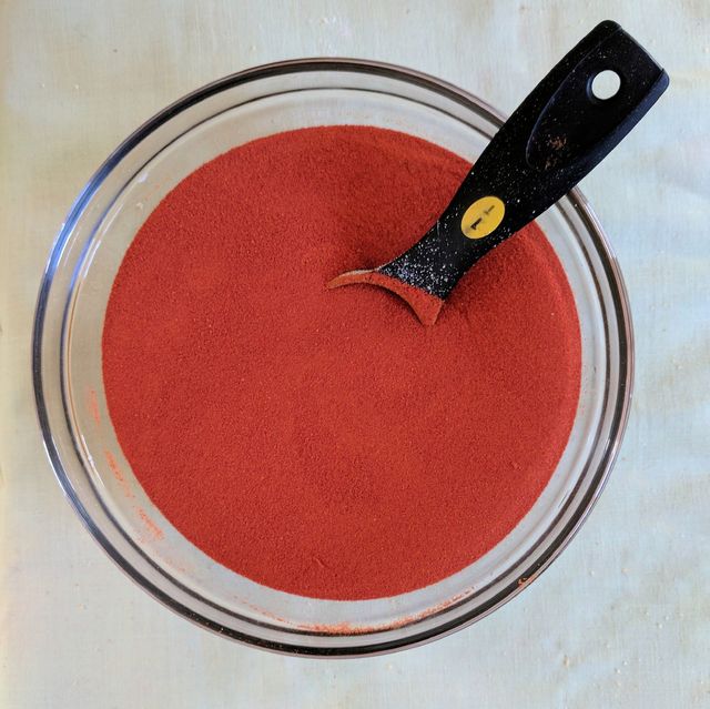 Tomato powder, destined for mac & cheese