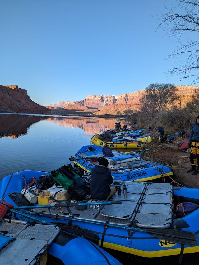 Boats waiting for launch