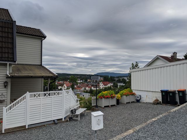 Looking down into Kongsberg