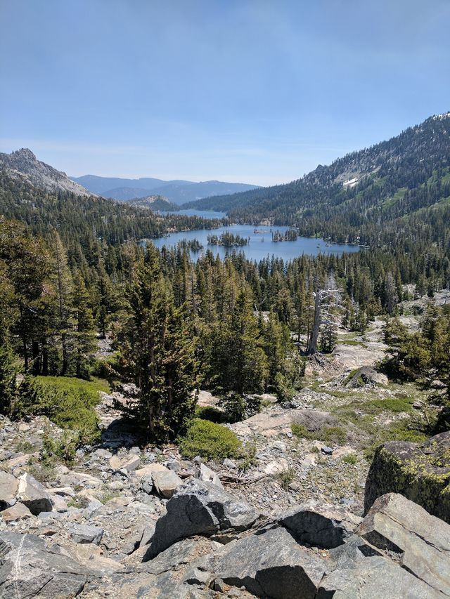 Echo Lake, as seen from above