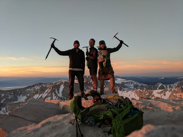 GQ, Peanut, and mOnk, on top of the Continental United States