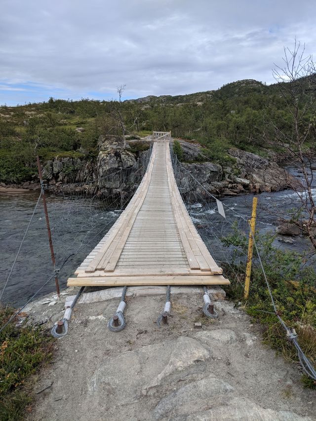 Across this bridge